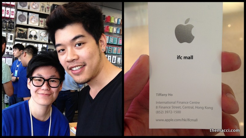 คุณ Tiffany Ho พนักงาน apple retail store
